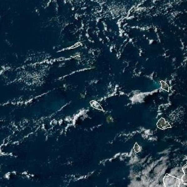 météo tropicale : Image satellite .