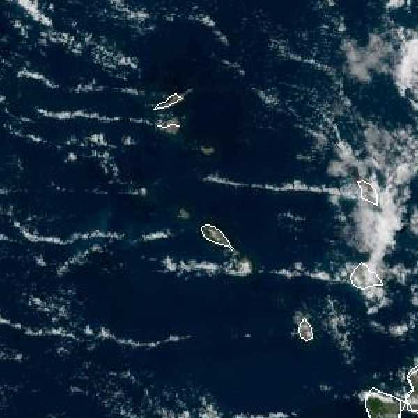 météo tropicale : Image satellite .