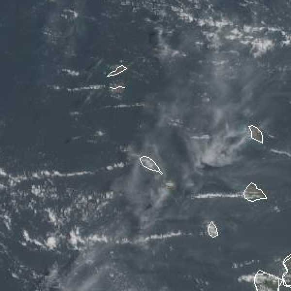 météo tropicale : Image satellite .