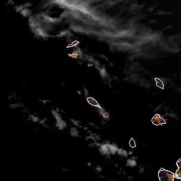 météo tropicale : Image satellite .
