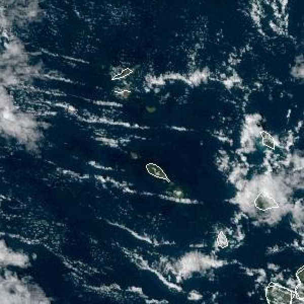 météo tropicale : Image satellite .