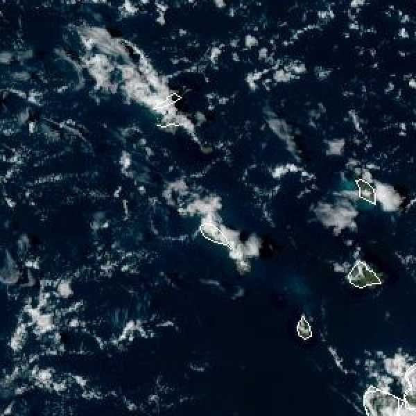 météo tropicale : Image satellite .