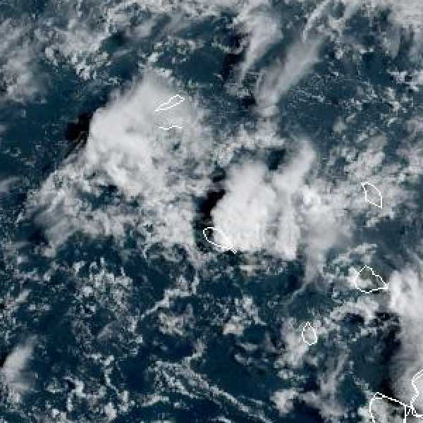 météo tropicale : Image satellite .