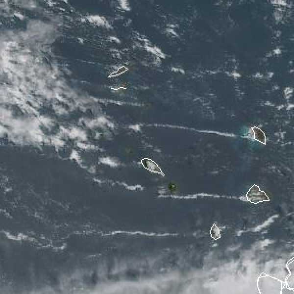 météo tropicale : Image satellite .