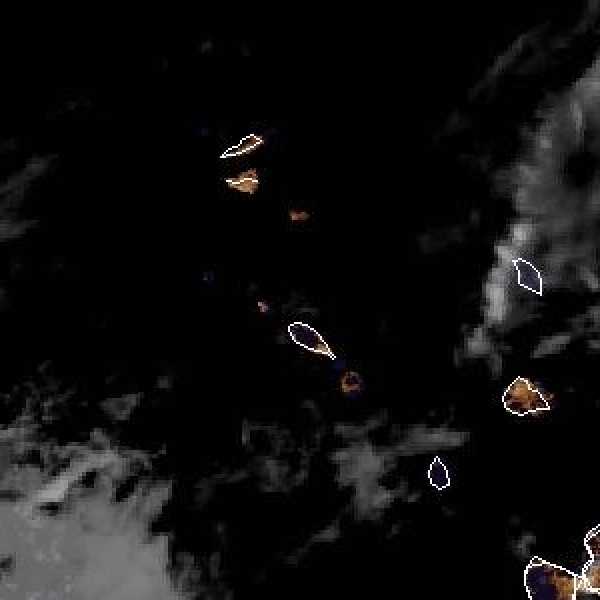 météo tropicale : Image satellite .