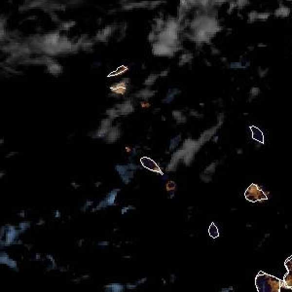 météo tropicale : Image satellite .