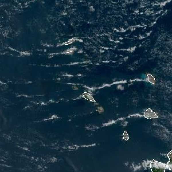 météo tropicale : Image satellite .