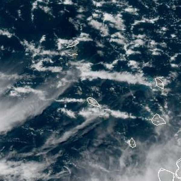 météo tropicale : Image satellite .