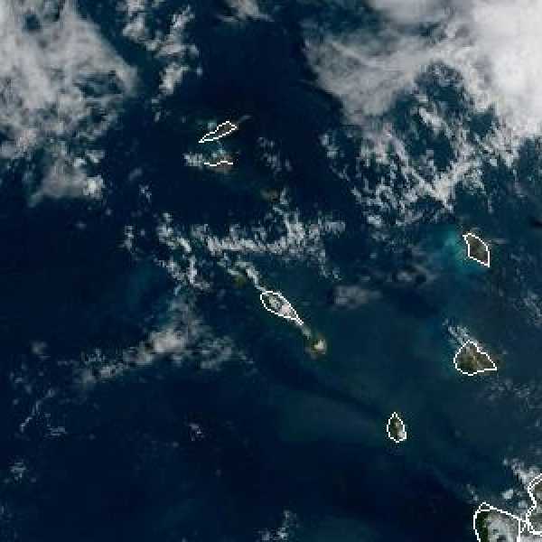 météo tropicale : Image satellite .