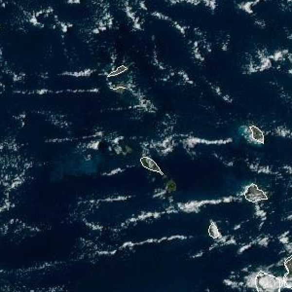 météo tropicale : Image satellite .