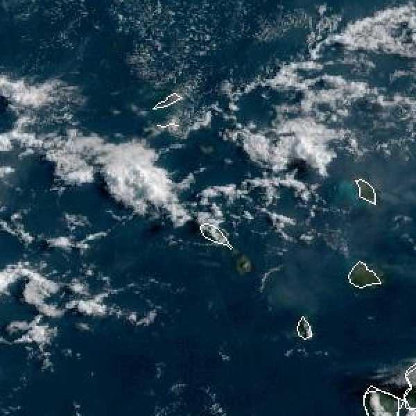météo tropicale : Image satellite .