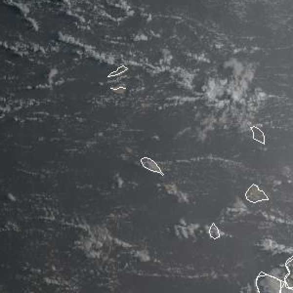 météo tropicale : Image satellite .