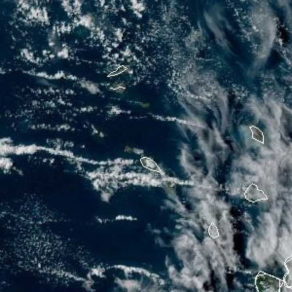 météo tropicale : Image satellite .