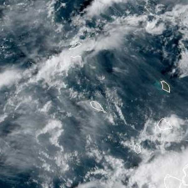 météo tropicale : Image satellite .