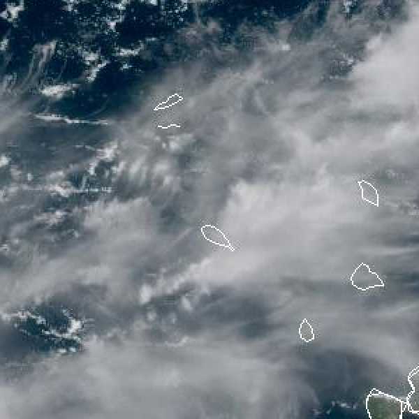 météo tropicale : Image satellite .