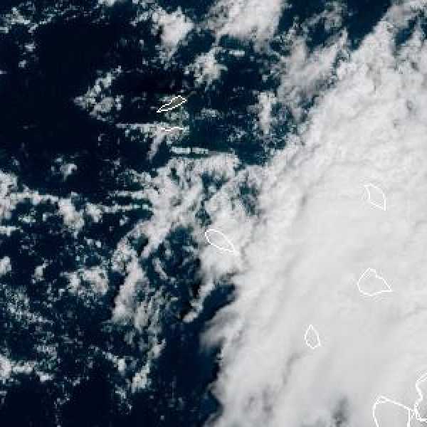 météo tropicale : Image satellite .