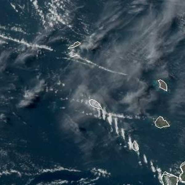 météo tropicale : Image satellite .