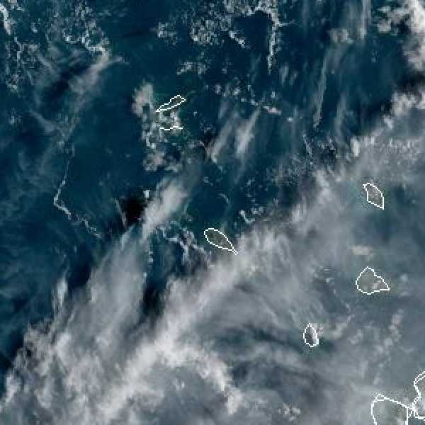 météo tropicale : Image satellite .