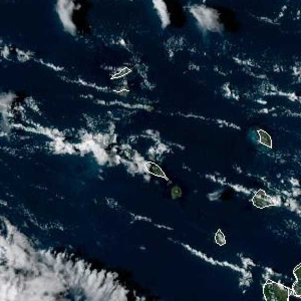 météo tropicale : Image satellite .