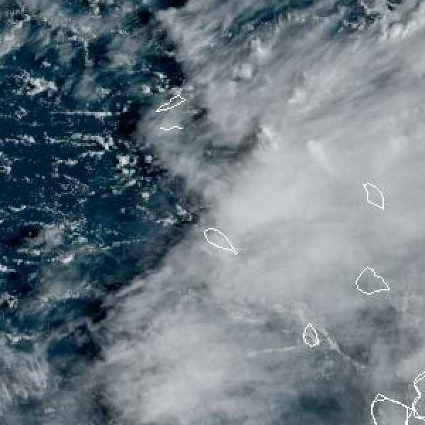 météo tropicale : Image satellite .