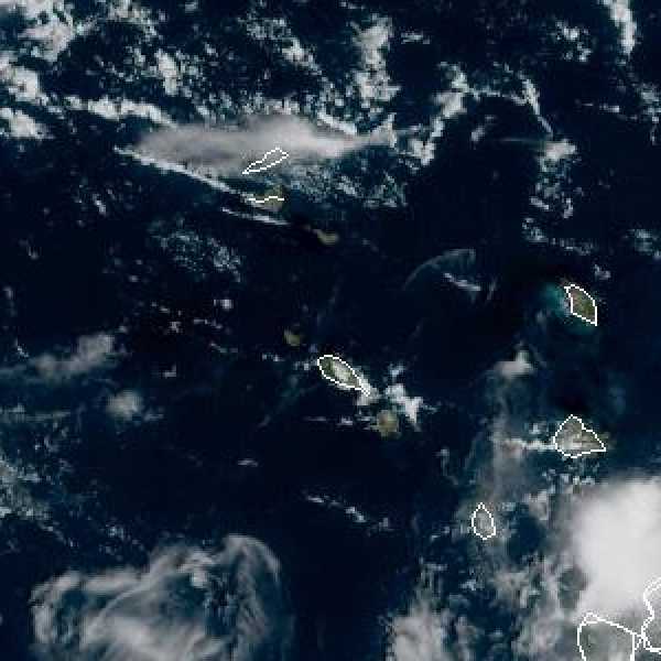 météo tropicale : Image satellite .