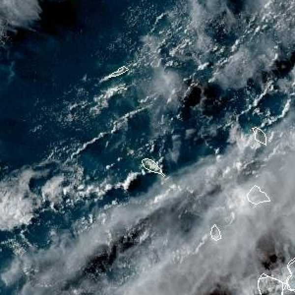 météo tropicale : Image satellite .