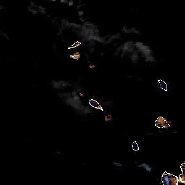 météo tropicale : Image satellite .
