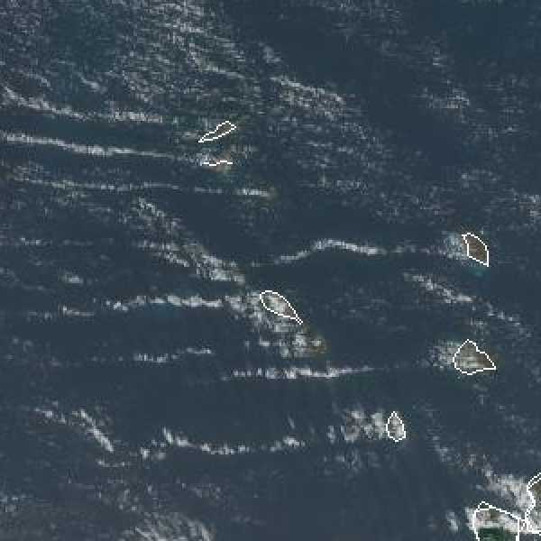 météo tropicale : Image satellite .