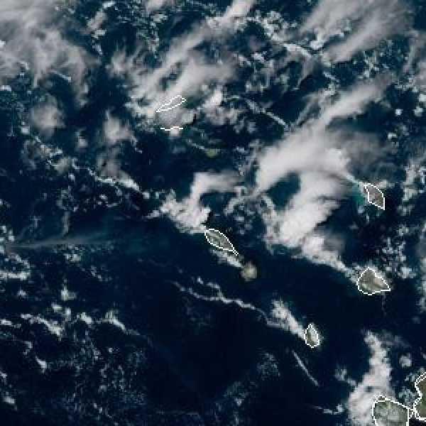 météo tropicale : Image satellite .