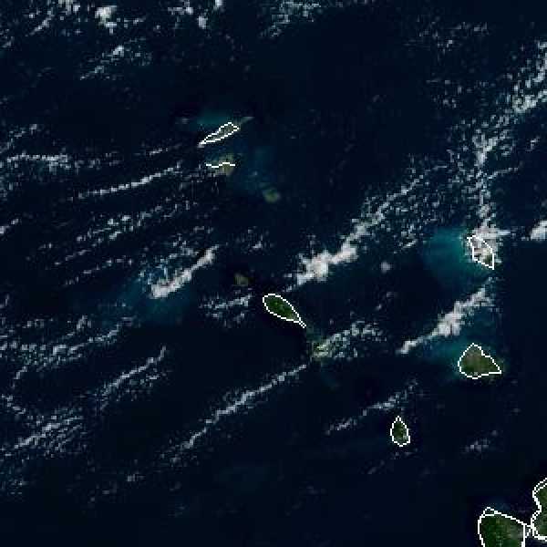 météo tropicale : Image satellite .