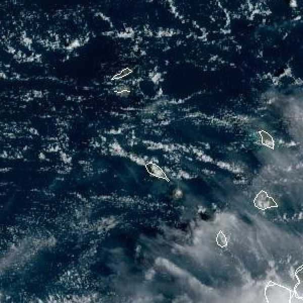 météo tropicale : Image satellite .