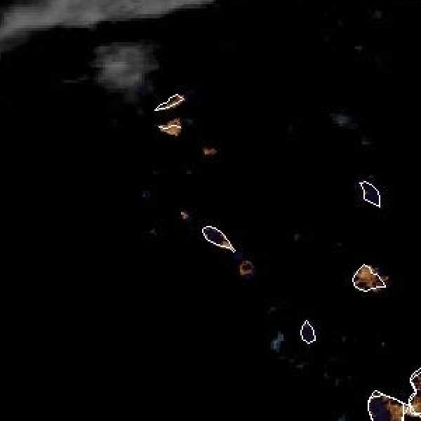 météo tropicale : Image satellite .