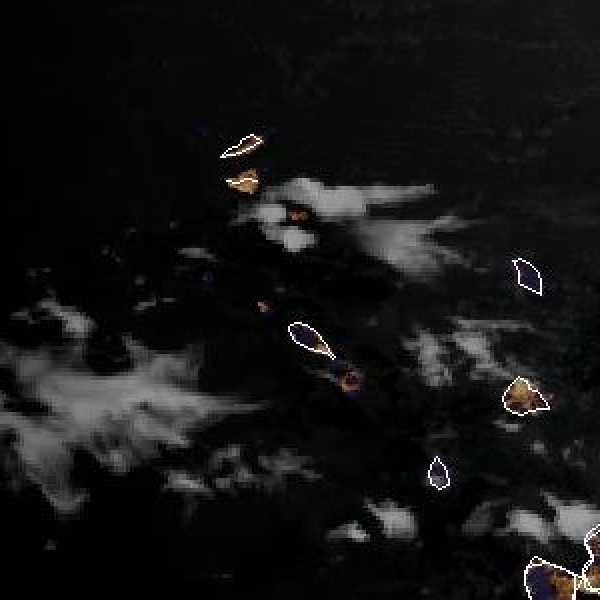 météo tropicale : Image satellite .