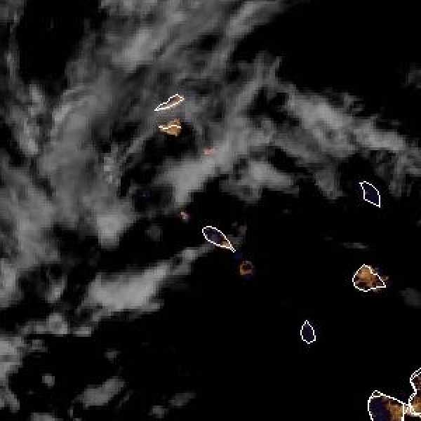 météo tropicale : Image satellite .