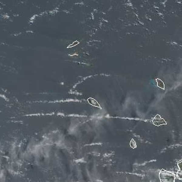 météo tropicale : Image satellite .