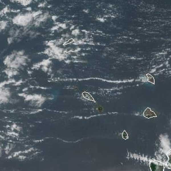 météo tropicale : Image satellite .