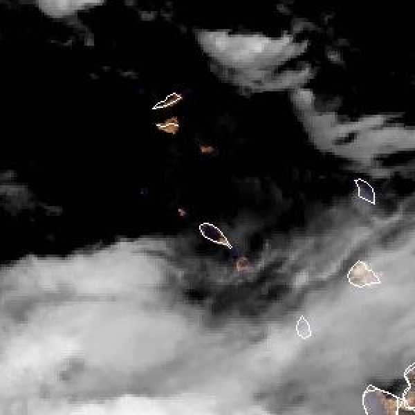 météo tropicale : Image satellite .