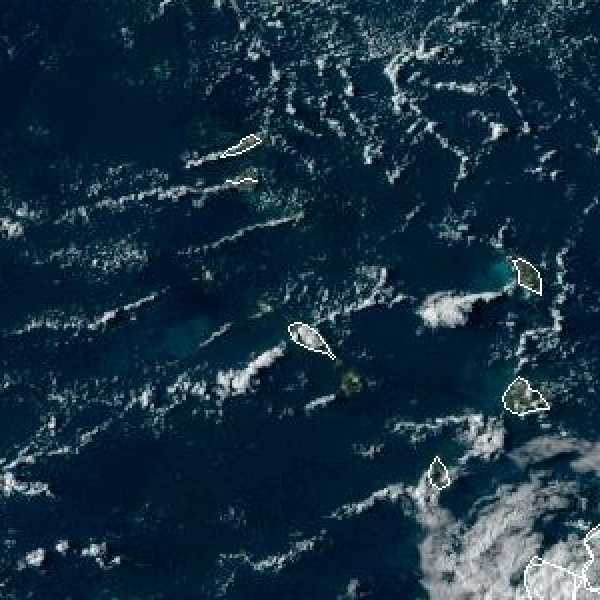 météo tropicale : Image satellite .