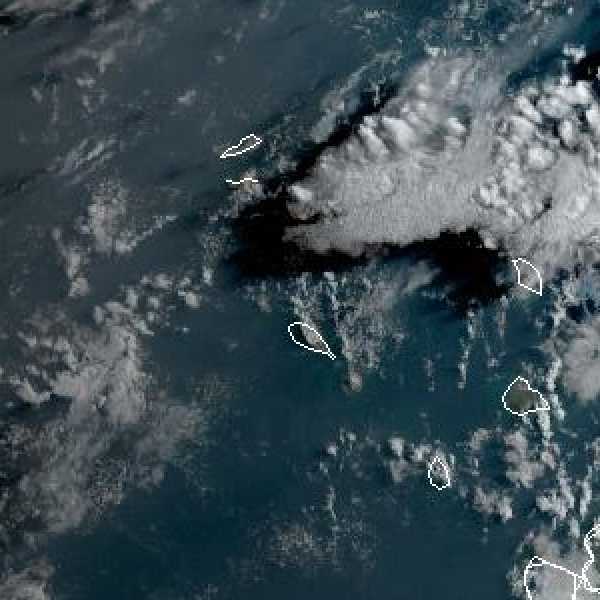météo tropicale : Image satellite .
