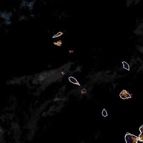 météo tropicale : Image satellite .