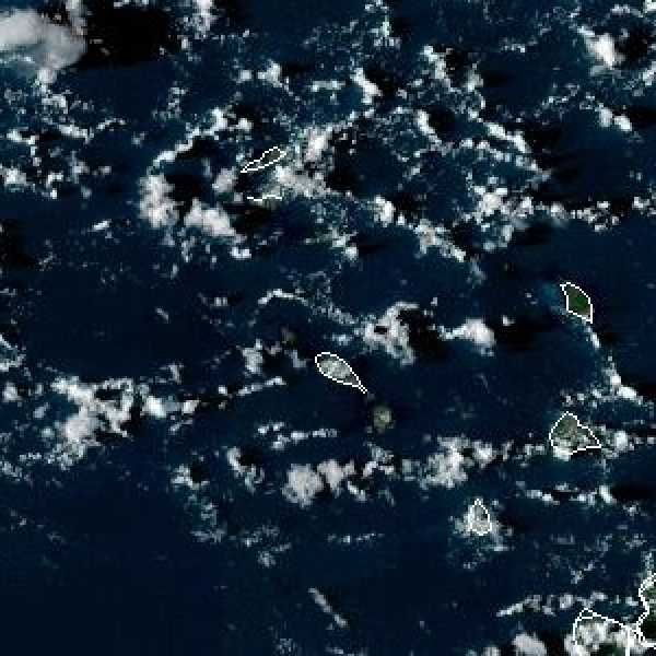 météo tropicale : Image satellite .