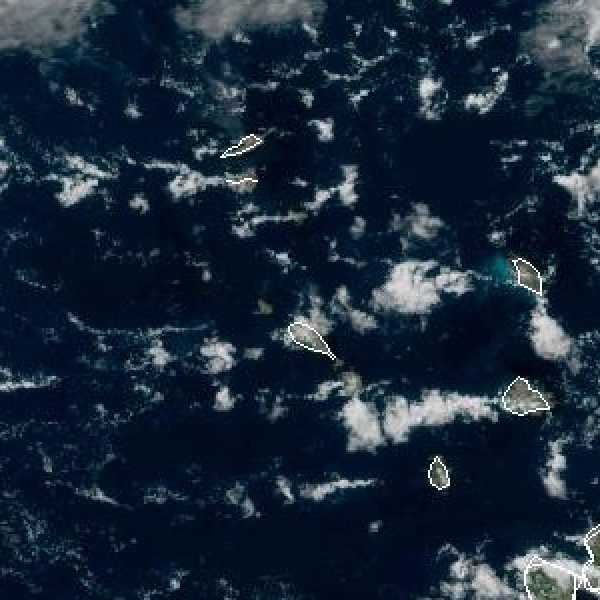 météo tropicale : Image satellite .