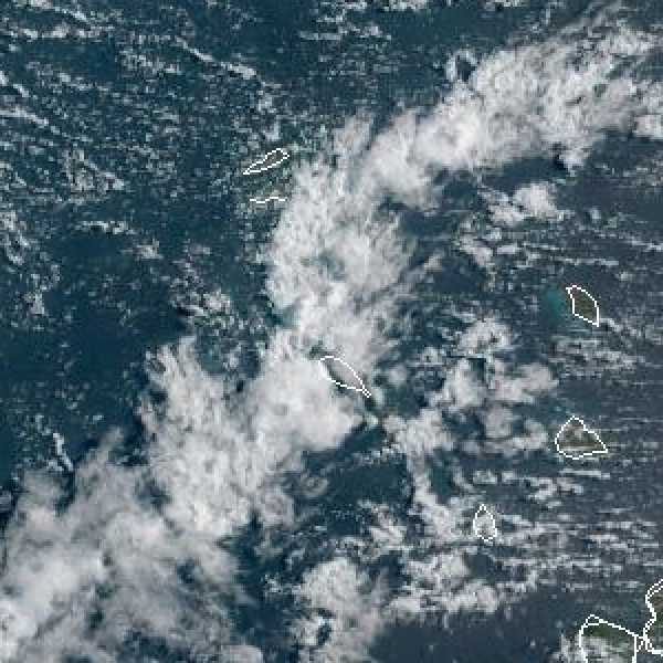 météo tropicale : Image satellite .