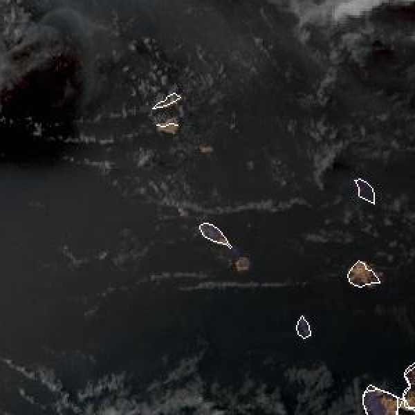 météo tropicale : Image satellite .
