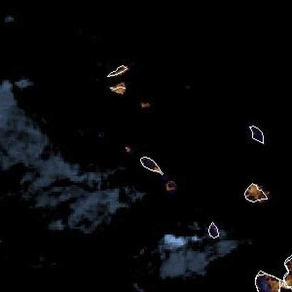 météo tropicale : Image satellite .