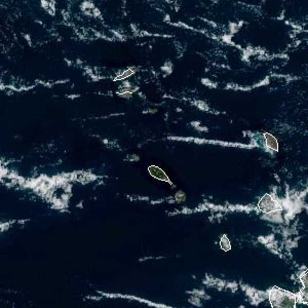 météo tropicale : Image satellite .