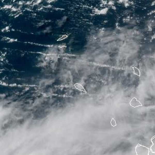 météo tropicale : Image satellite .