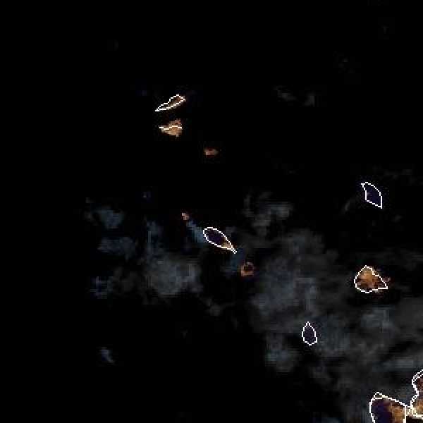 météo tropicale : Image satellite .