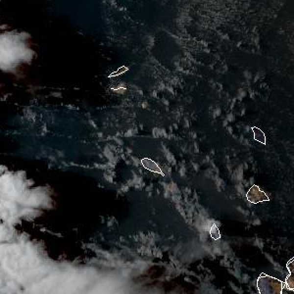 météo tropicale : Image satellite .