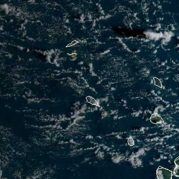 météo tropicale : Image satellite .